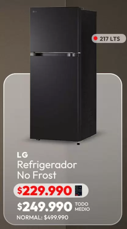 LG - Refrigerador No Frost