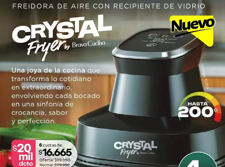 Freidora De Aire Con Recipiente De Vidrio