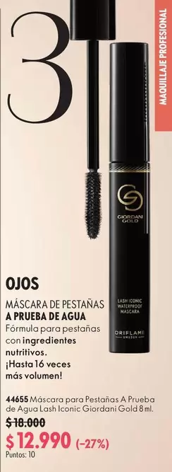 Giordani - Ojos Mascara De Pestañas A Puerba De Agua