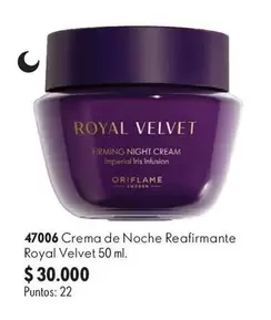 Royal - 47006 Crema De Noche Reafirmante Velvet