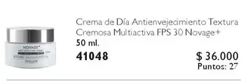 Novage - Crema De Día Antienvejecimiento Textura