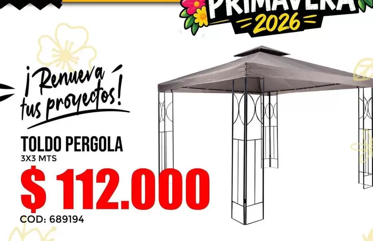 MTS - Toldo Pergola
