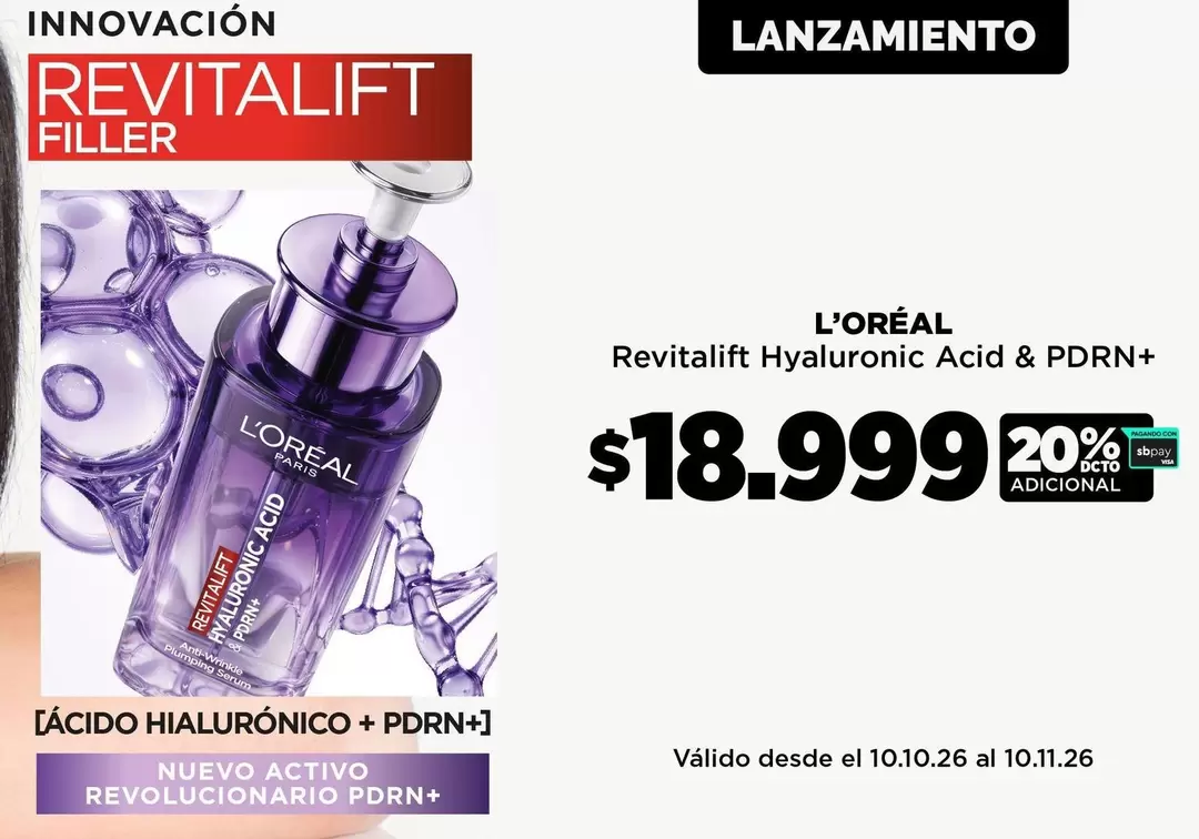 L'Oréal - Revitalift Hyaluronic Acid & Pdrn+