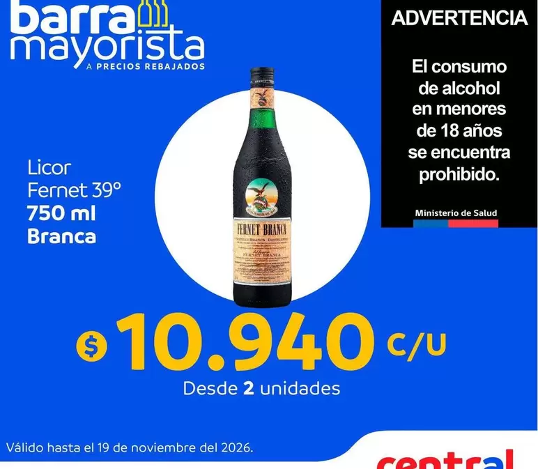 Fernet Branca - Licor Fernet 390