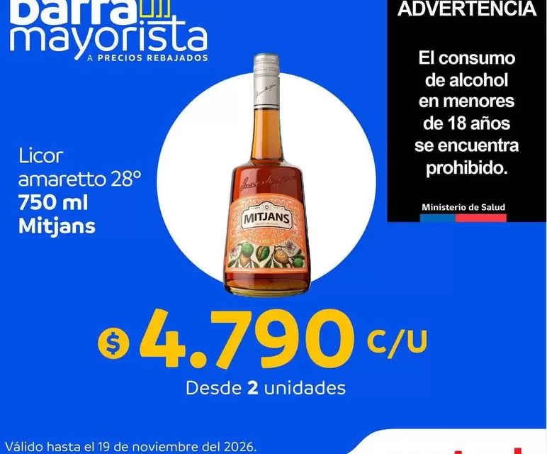 Mitjans - Licor Amaretto