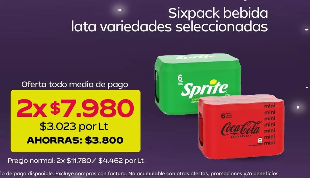 Sprite - Lata Variedades Seleccionadas