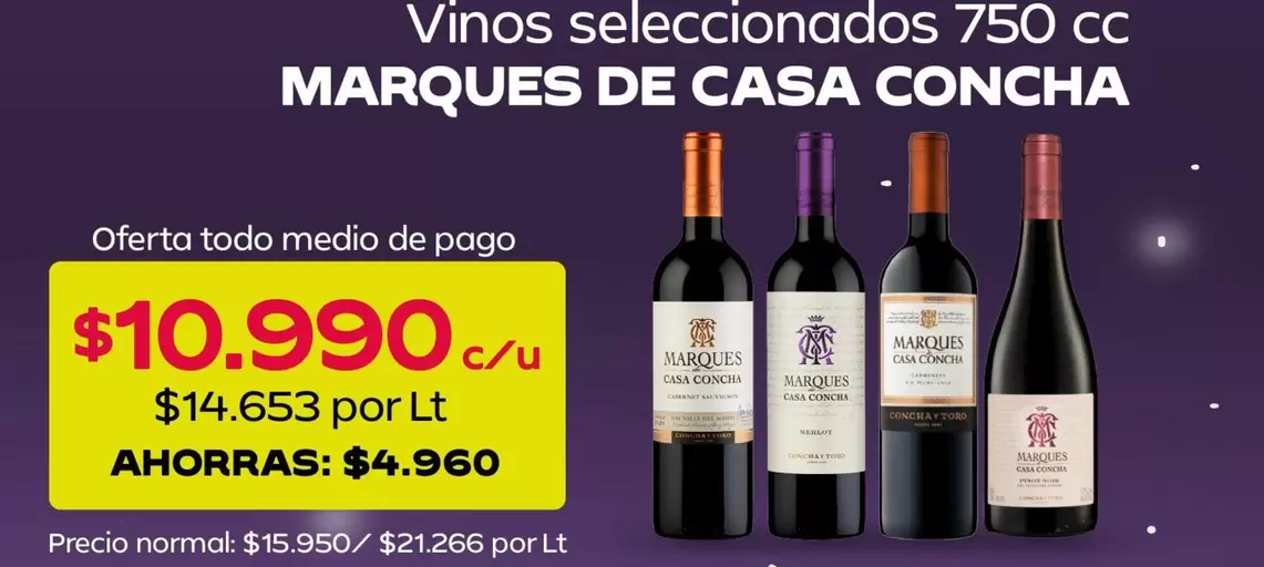 Marqués de Casa Concha - Vinos Seleccionados
