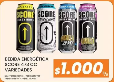 Score - Bebida Energética