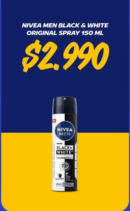Nivea - Men Black & White Original Spray