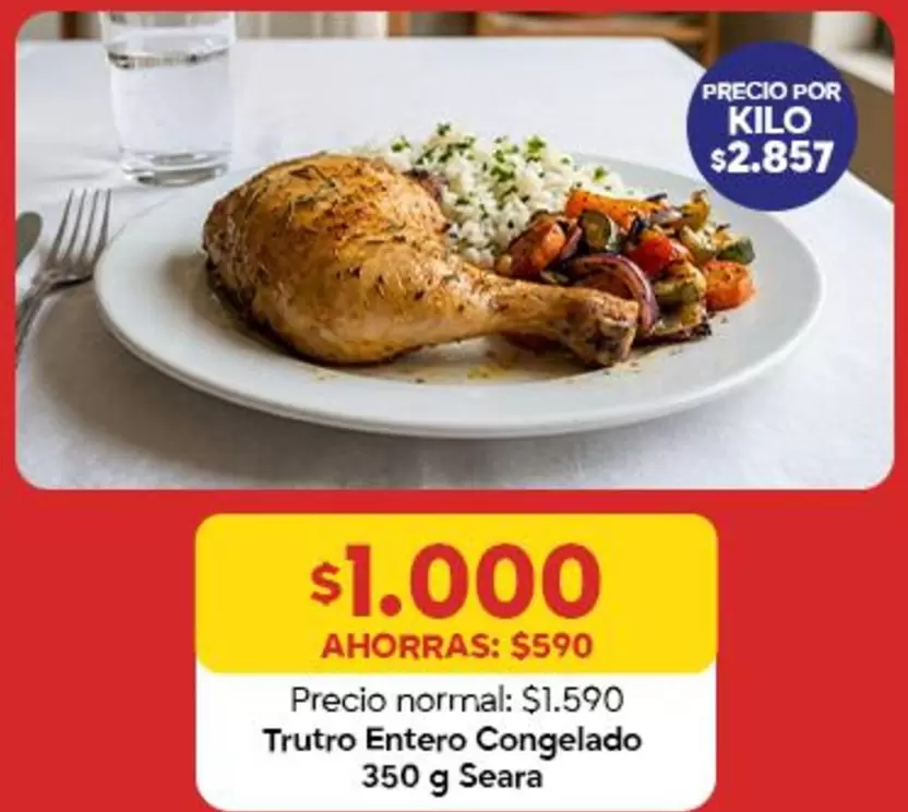 Seara - Trutro Entero Congelado