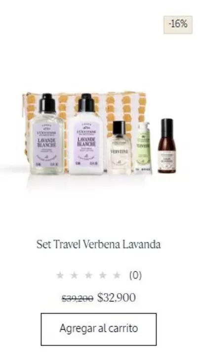 Set Travel Verbena Lavanda