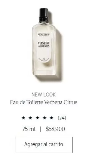 Eau De Toilette Verbena Citrus