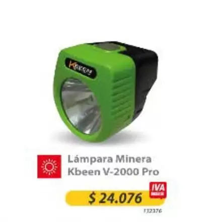 Lámpara Minera Kbeen V-2000 Pro
