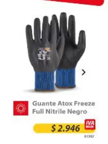 Guante - Atox Freeze Full Nitrile Negro