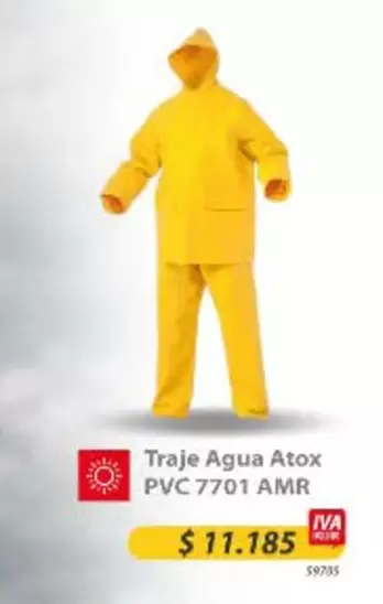 Traje Agua Atox Pvc 7701 Amr