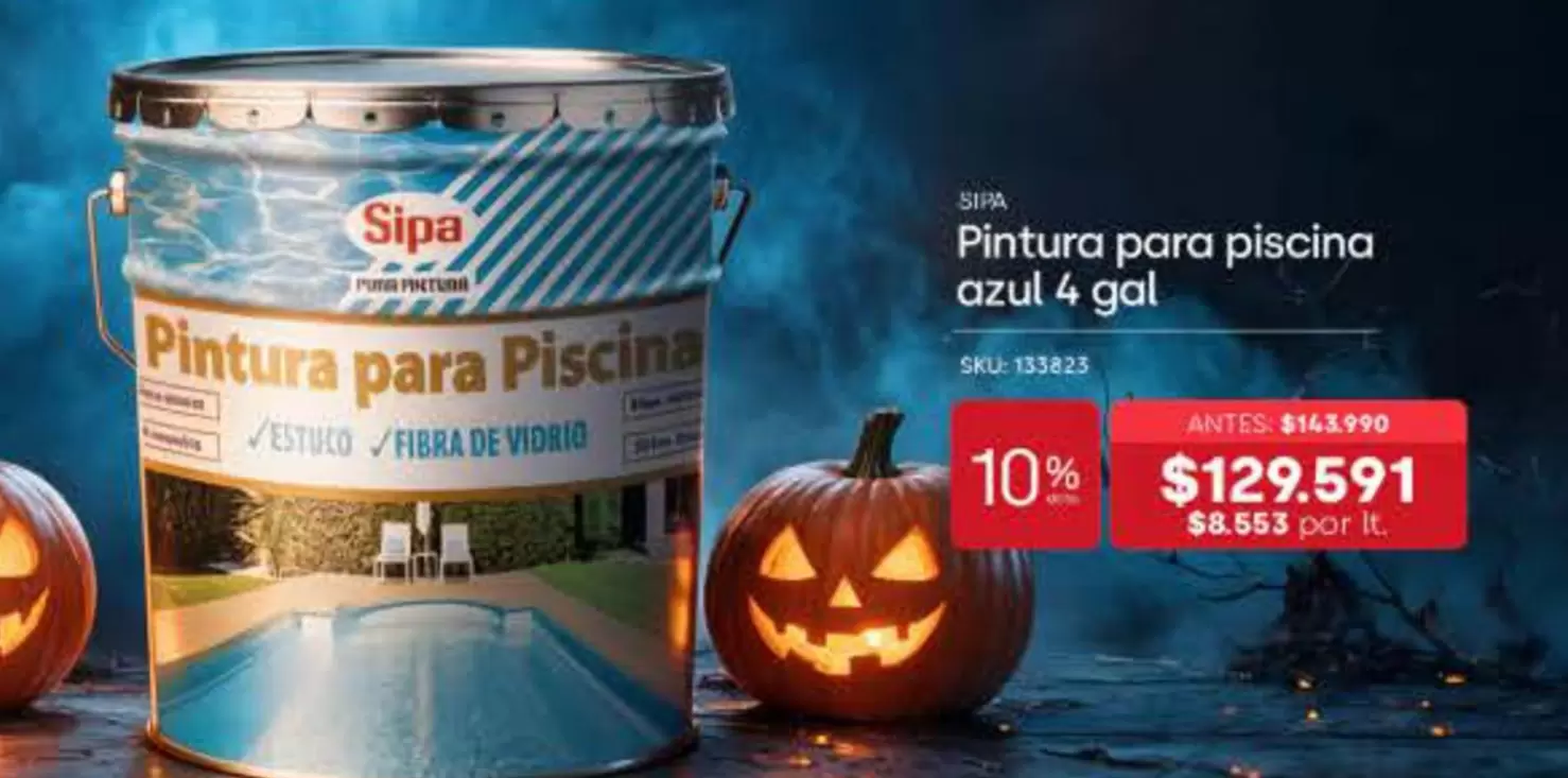 Sipa - Pintura Para Piscina Azul