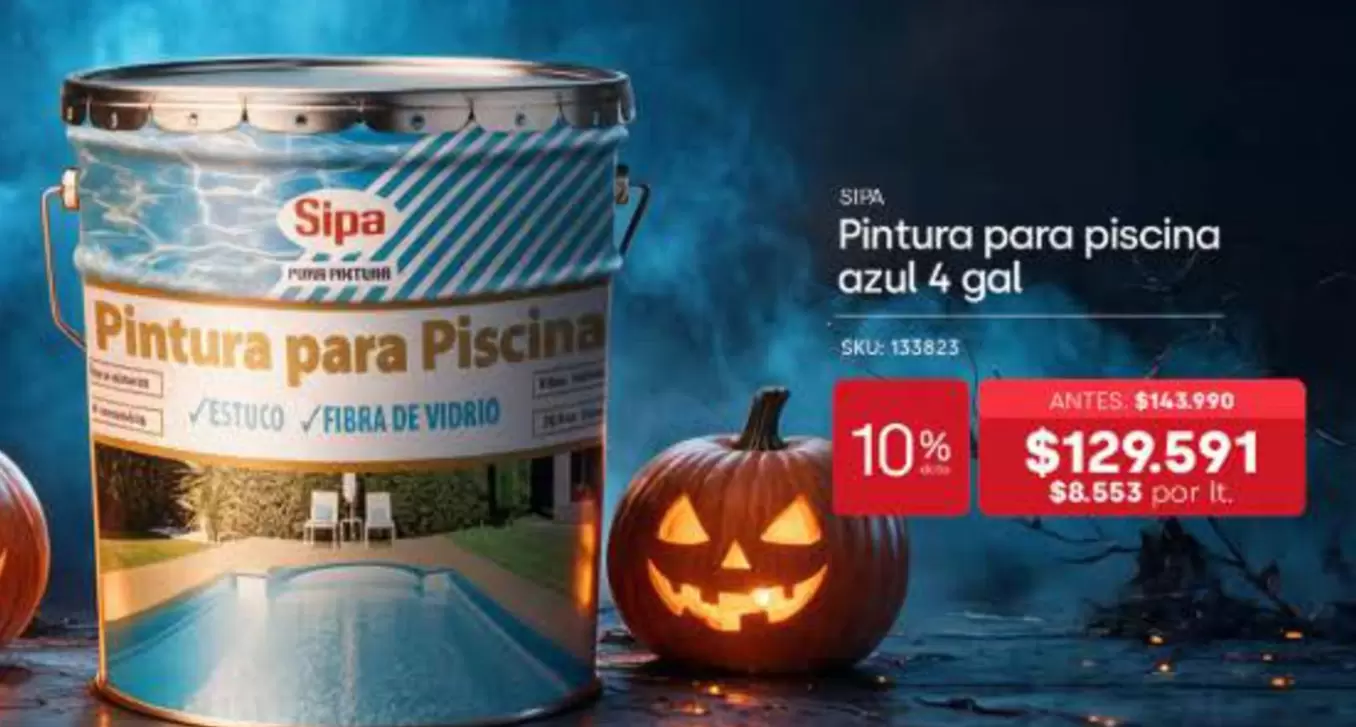 Sipa - Pintura Para Piscina Azul