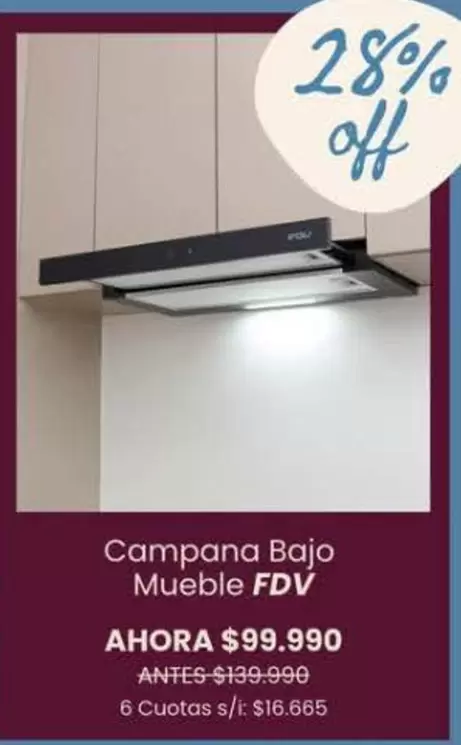 FDV - Campana Bajo Mueble