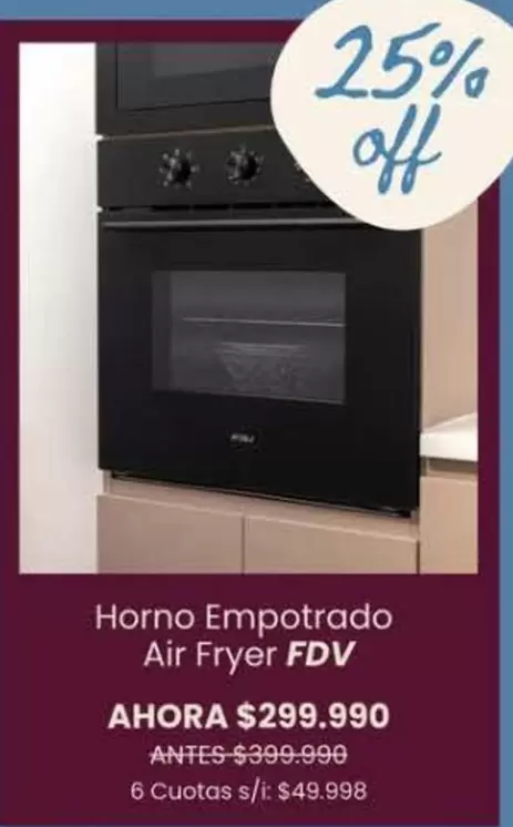 FDV - Horno Empotrado Air Fryer