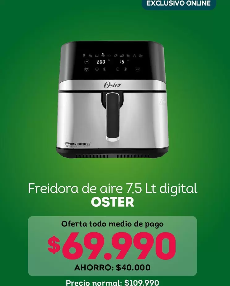 Oster - Freidora De Aire