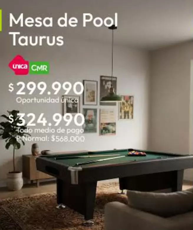 Mesa De Pool Taurus