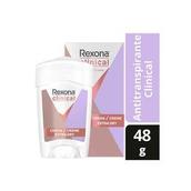 Desodorante Femenino Rexona Clinical Crema Extra Dry 48g