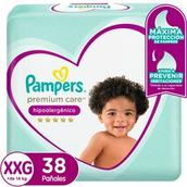 Pañales Desechables Premium Care Talla XXG 38 Unidades
