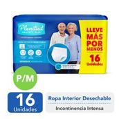 Ropa Interior Plenitud Protect Plus P/M 16 Unidades