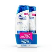 Pack Shampoo Head & Shoulders 2 Limpieza Renovadora 375ml