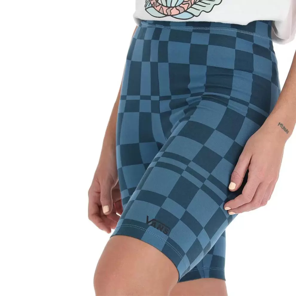 CALZAS WM FLYING V LEGGING SHORT VANS TEAL