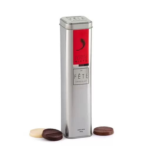 Tubo de chocolate mixto sin azúcar añadida 220 g