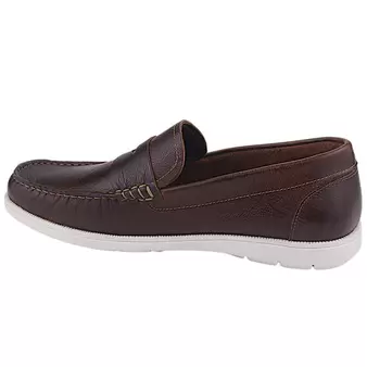 Mocasin Ferracini Hombre 4952 Euro Café Oscuro Casual