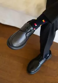 ZAPATOS HOMBRE CUERO DINANT-0-20 NEGRO