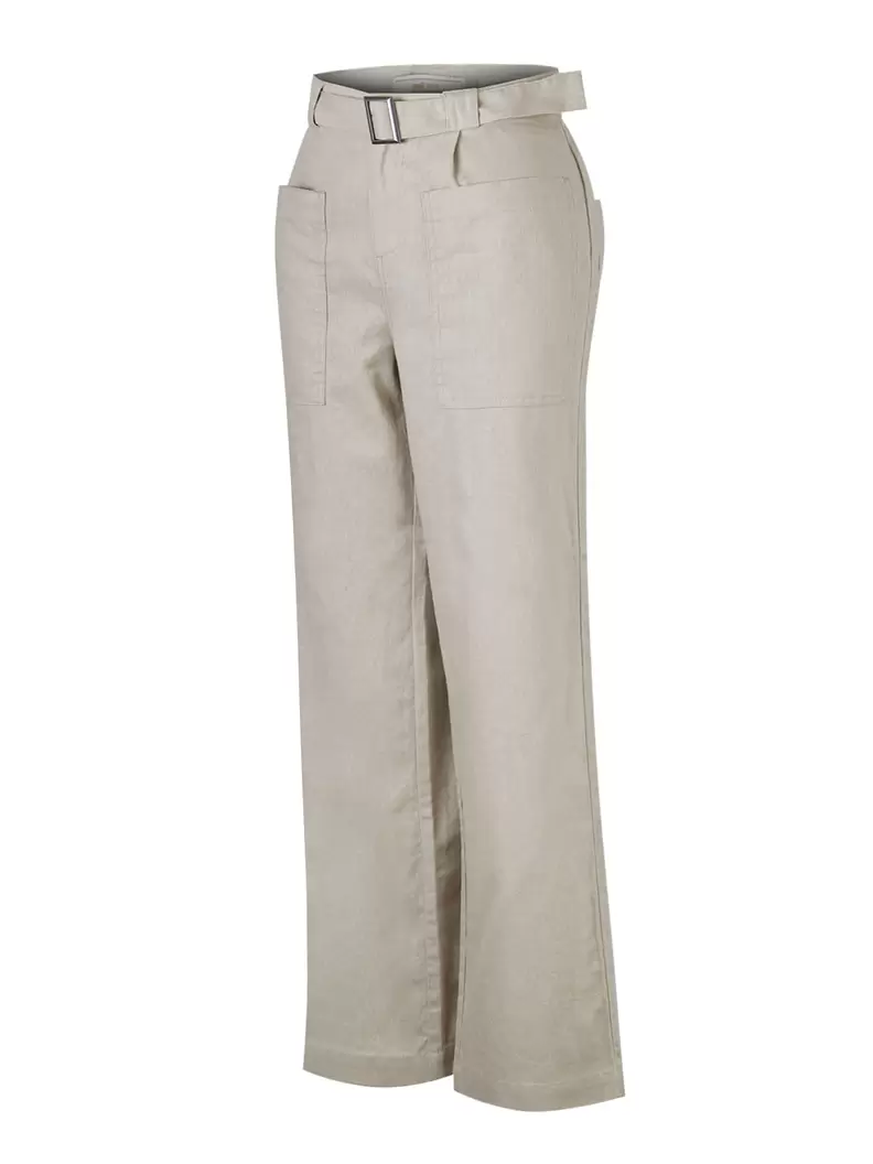 Pantalón Algodón Orgánico Mujer Flip Beige Rockford