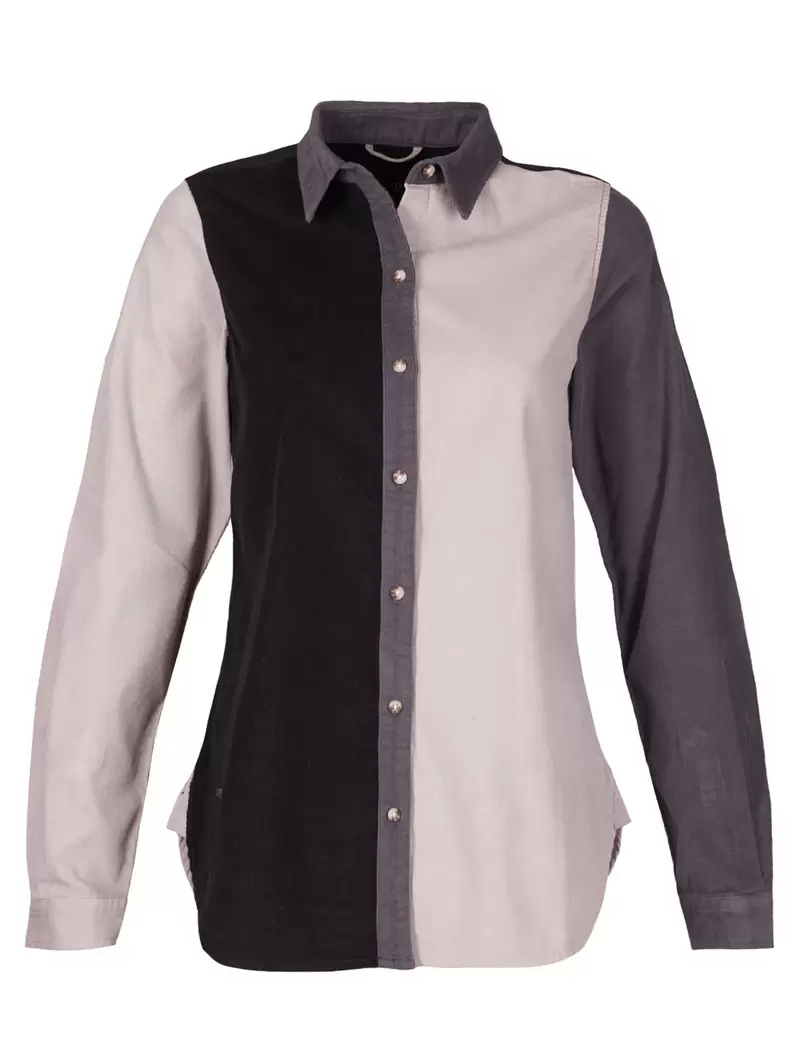 Blusa Algodón Orgánico Mujer Nora Gris Rockford