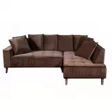 Seccional Viena Chocolate Deco Muebles