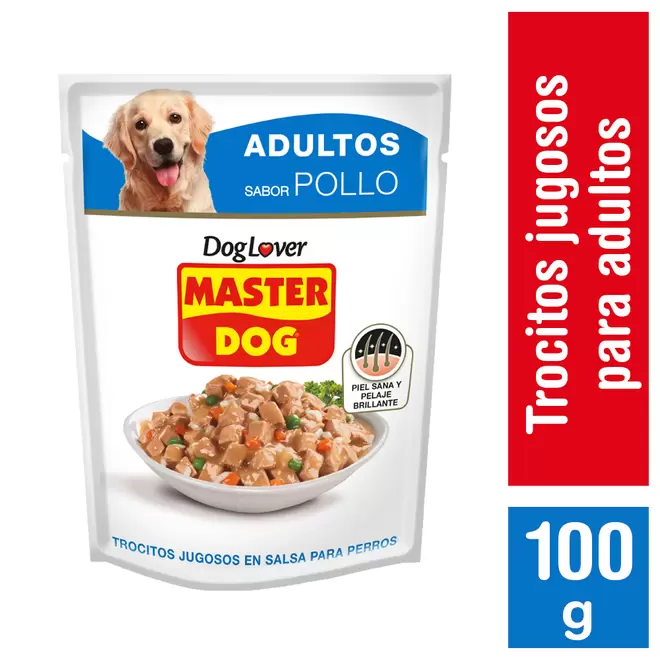 Trocitos Jugosos Master Dog de Pollo 100 gr