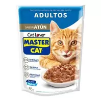 Trocitos Jugosos Master Cat Atun 85 gr