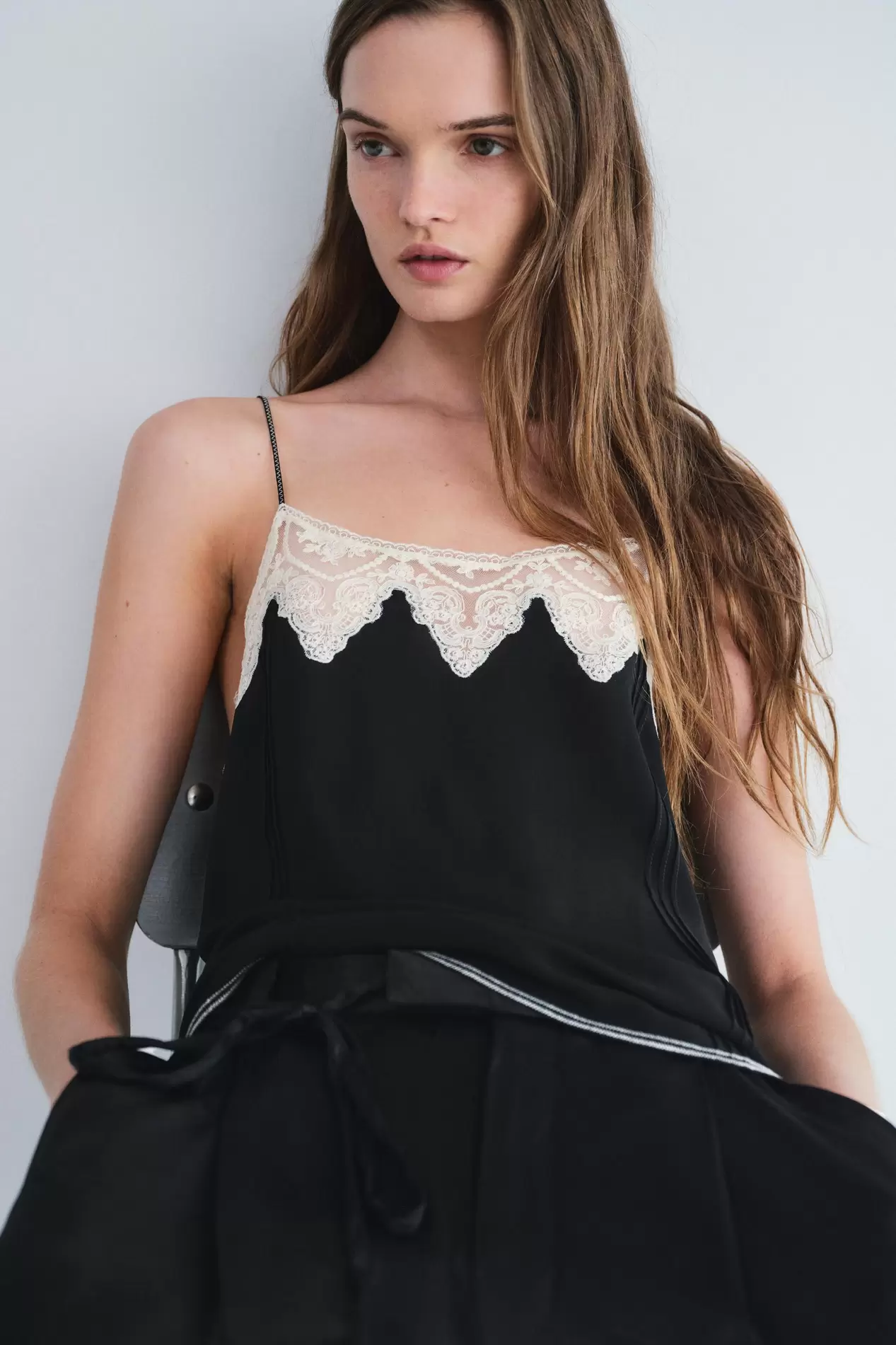 TOP LENCERO PUNTILLA ZW COLLECTION