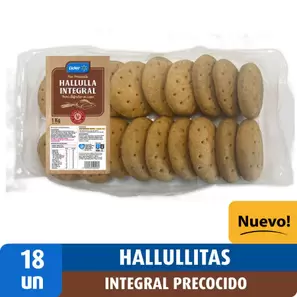 Pan Precocido Hallulla Integral Atm, 1 kg