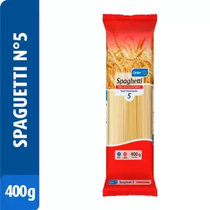 Fideo Pasta Spaghetti N°5 Bolsa, 400 g