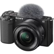 CÁMARA MIRRORLESS SONY ZV-E10 + LENTE 16-50MM – NEGRO