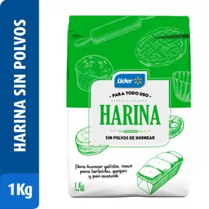 Harina Sin Polvos De Hornear, 1 kg