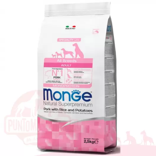 Monge Adulto All Breeds Pork 2.5kg