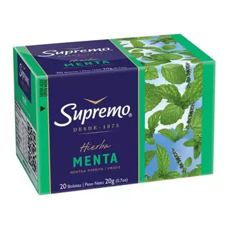 Hierbas Supremo Menta 20 Bls