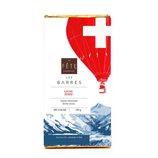 Leche Suizo  | 35% cacao | Barra 100 g