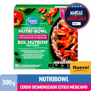 Plato preparado Cerdo desmenuzado Nutribowl, 300 g