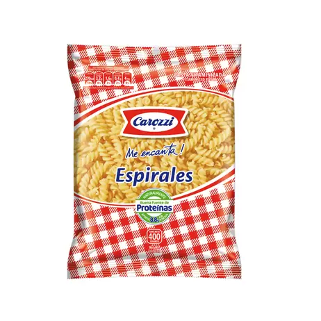 Pastas Carozzi Espiral 49 400 gr