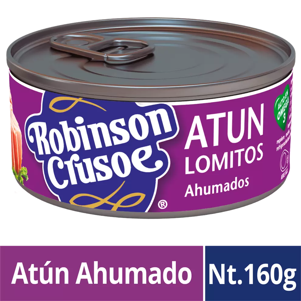 Atún Lomitos Ahumados 104 g drenado