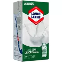Leche Blanca Semi Descremada Lonco Leche 1 Lt